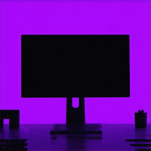The Dark Mode Contrast Trick Using Purple Bias Lighting
