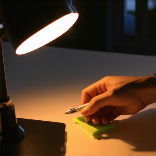 The Sticky Note Hack for Softening Harsh Desk Lamp Glare