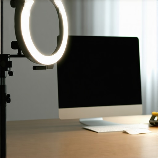 Why Clipping Your Ring Light to the Side of Your Monitor Beats Using a Tripod